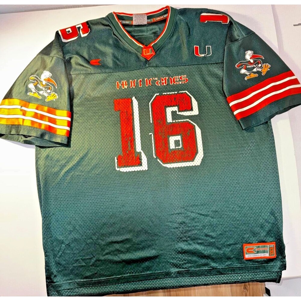 Vintage Miami Hurricanes Colosseum Jersey Size XXL